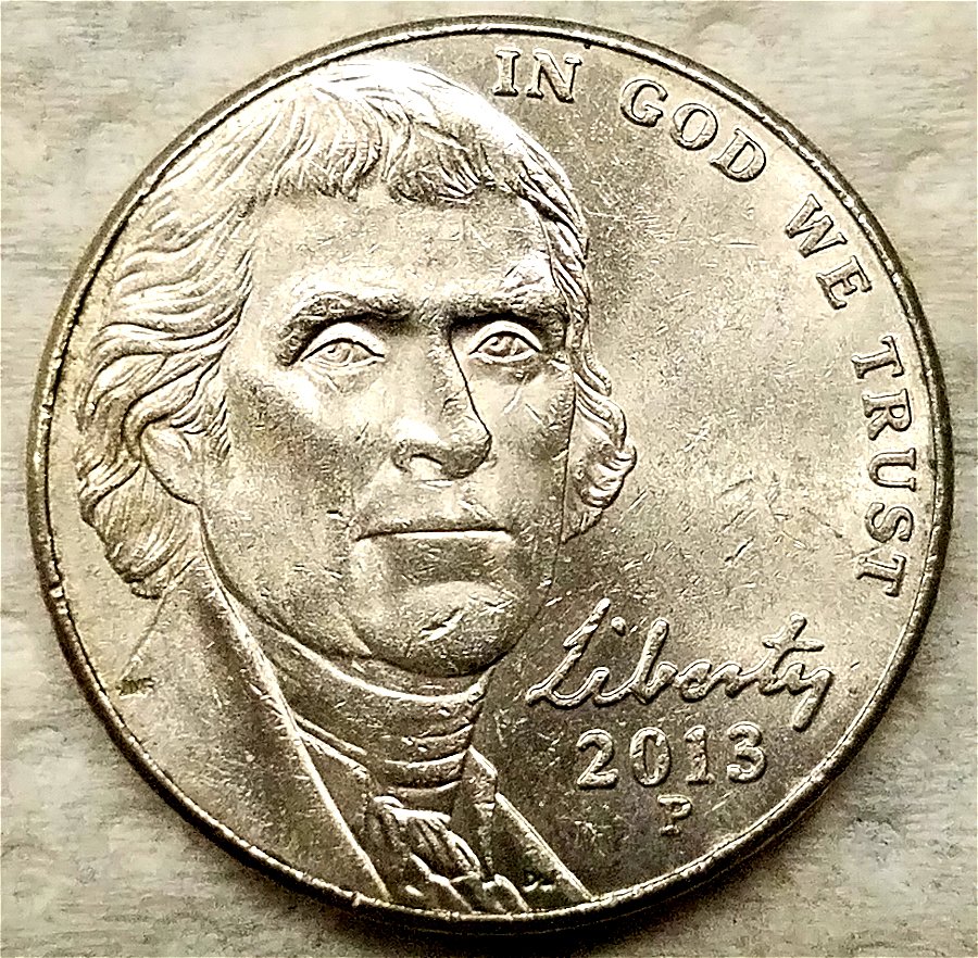 2013-P-Jefferson-Nickel-Trail-Dies-Matches-2013-P-5-Der-002-Wsta-190-Degrees?